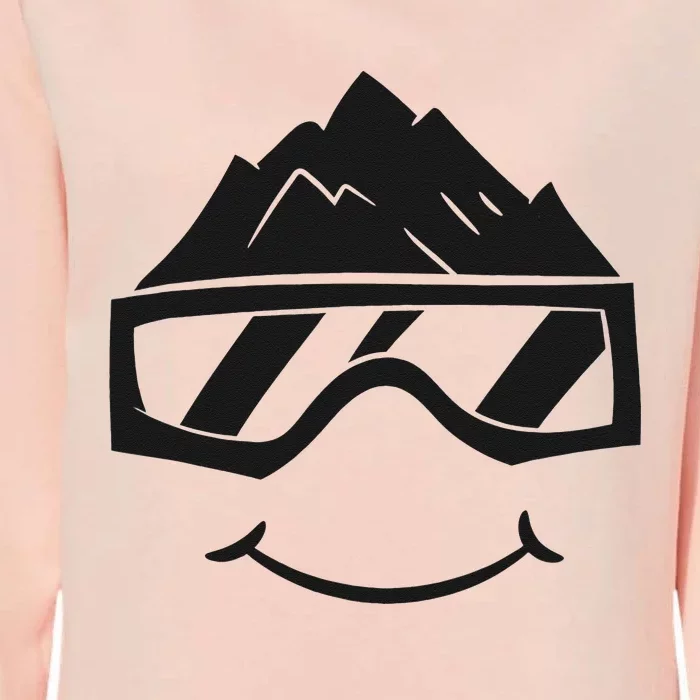 Ski Snowboard Skiing Goggles Snow Wintersport Skiing Womens California Wash Sweatshirt