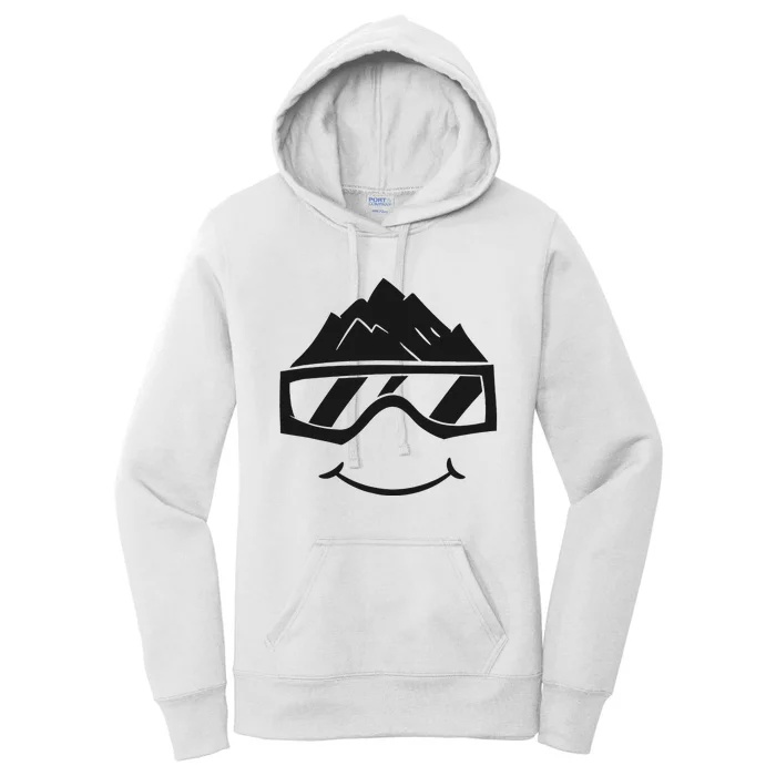 Ski Snowboard Skiing Goggles Snow Wintersport Skiing Women's Pullover Hoodie