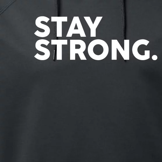 Stay Strong Performance Fleece Hoodie