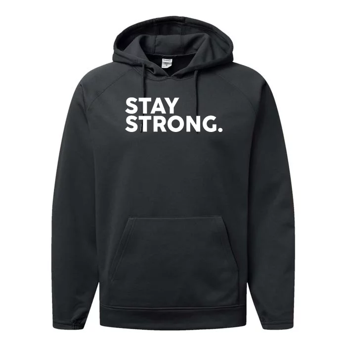 Stay Strong Performance Fleece Hoodie