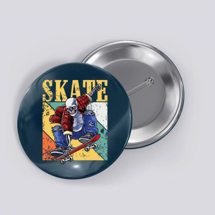 Skateboarding Skateboard Skateboarder Button