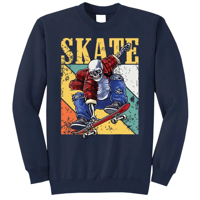 Skateboarding Skateboard Skateboarder Tall Sweatshirt