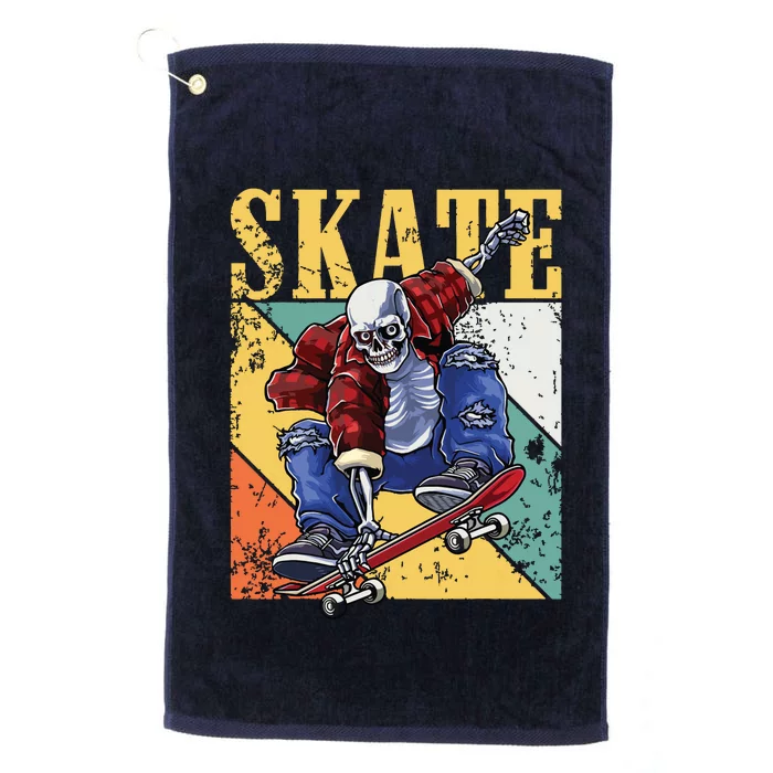 Skateboarding Skateboard Skateboarder Platinum Collection Golf Towel