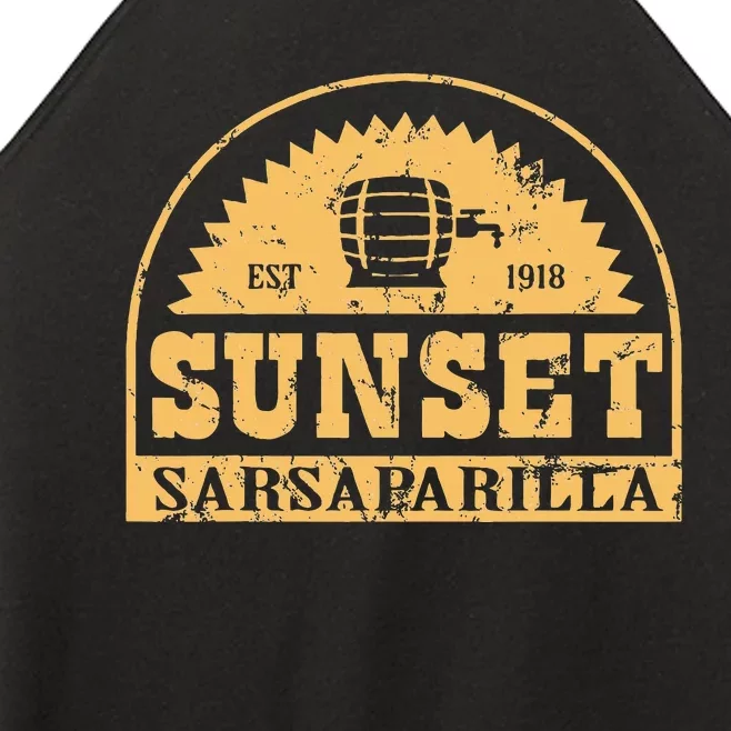 Sunset Sarsaparillas Women’s Perfect Tri Rocker Tank