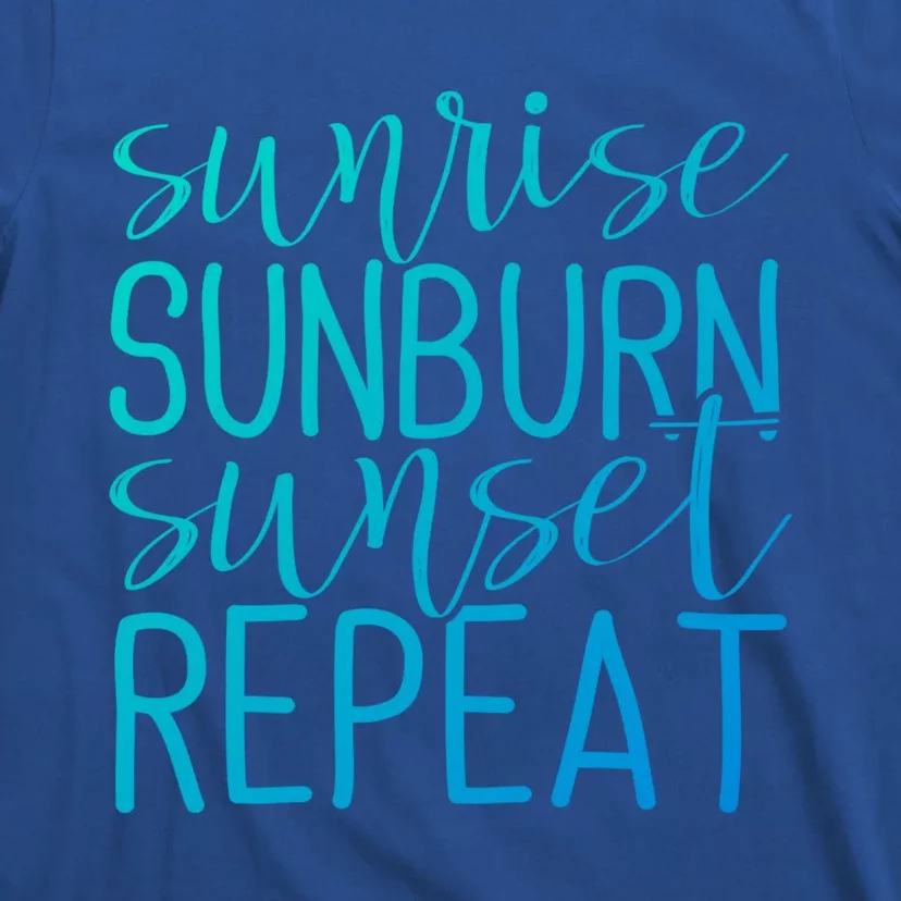 Sunrise Sunburn Sunset Repeat Tank Funny Summer Casual Gift T-Shirt