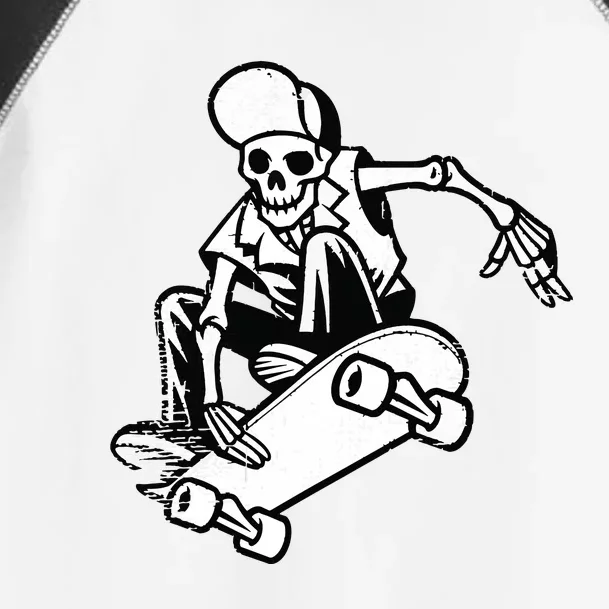 Skateboarding Skater Skate Board Skeleton Toddler Fine Jersey T-Shirt