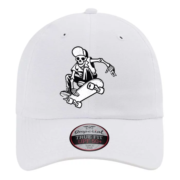 Skateboarding Skater Skate Board Skeleton The Original Performance Cap