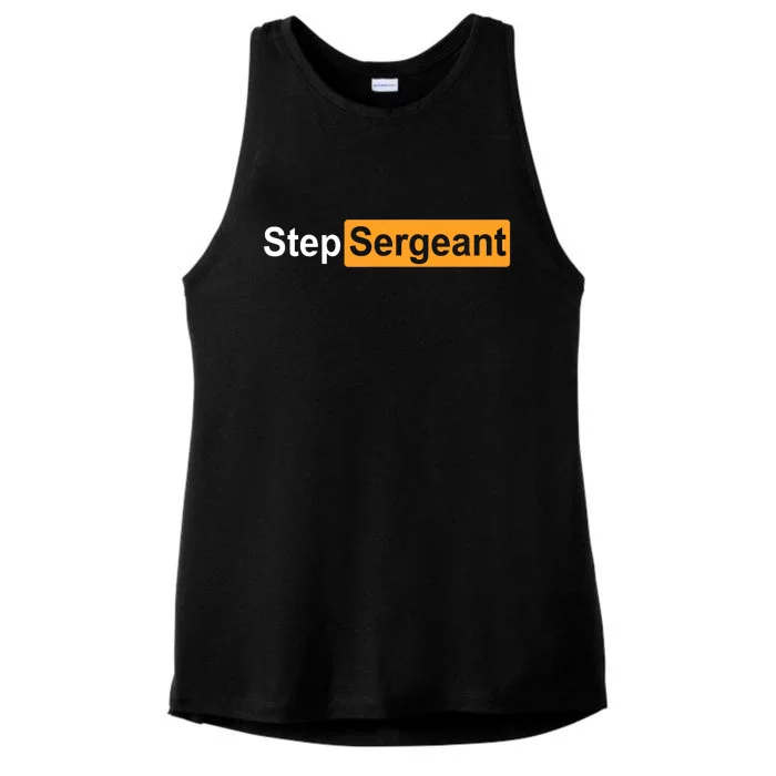 Step Sergeant Ladies Tri-Blend Wicking Tank