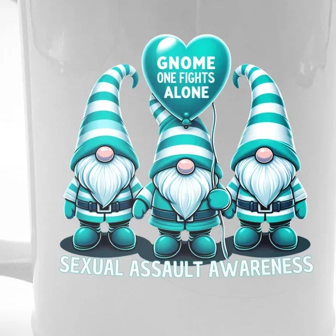 Supporting Survivors Sexual Assault Awareness Month Design Gift Front & Back Beer Stein