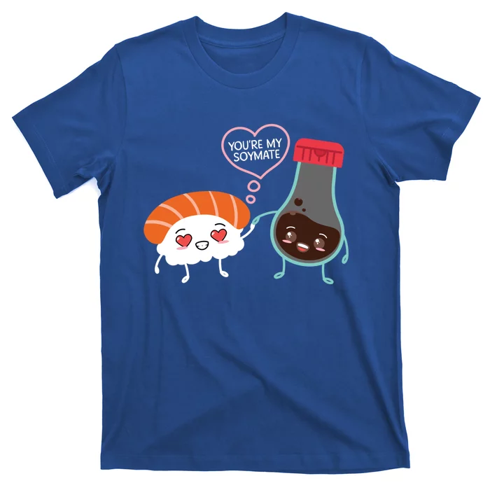 Soymate Soy Sauce Japanese Sushi Couples Chef Foodie Gift T-Shirt