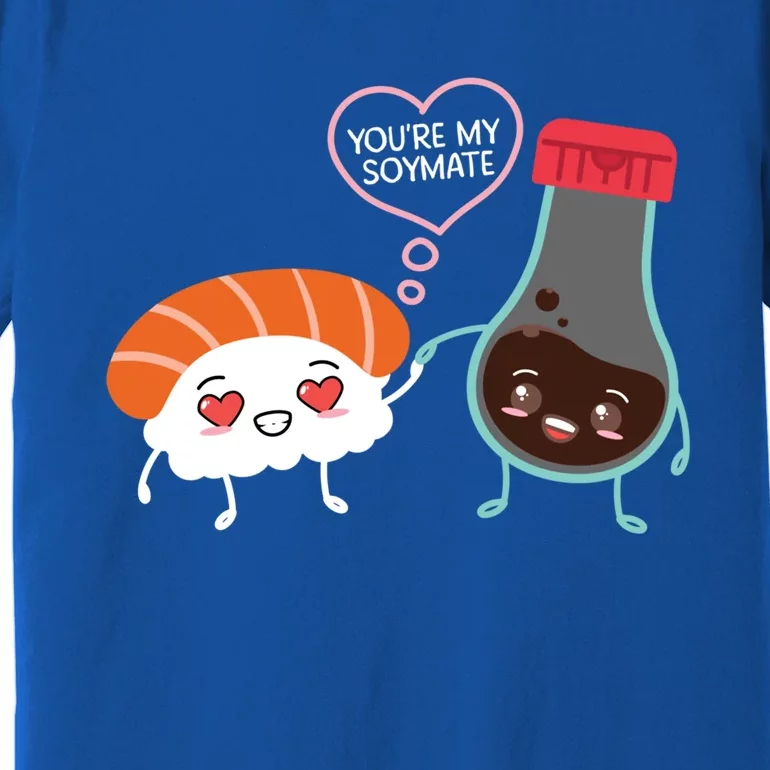 Soymate Soy Sauce Japanese Sushi Couples Chef Foodie Gift Premium T-Shirt