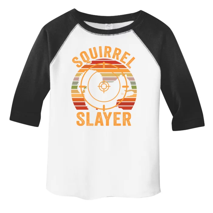 Squirrel Slayer Squirrel Hunting Gift Toddler Fine Jersey T-Shirt