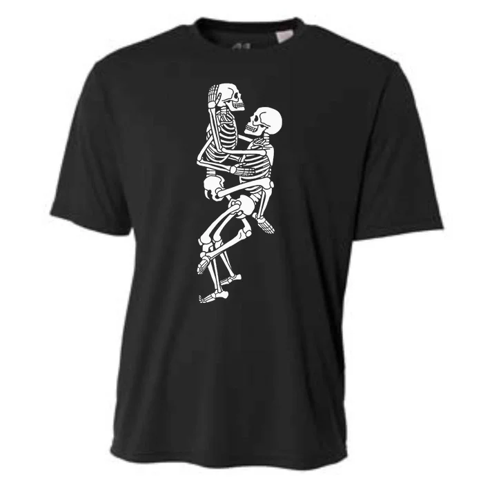 Spooky Seductive Skeleton Costume Cooling Performance Crew T-Shirt