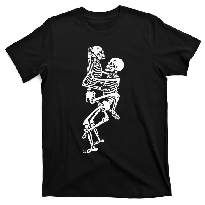 Spooky Seductive Skeleton Costume T-Shirt