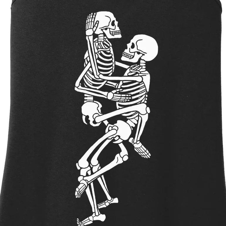 Spooky Seductive Skeleton Costume Ladies Essential Tank