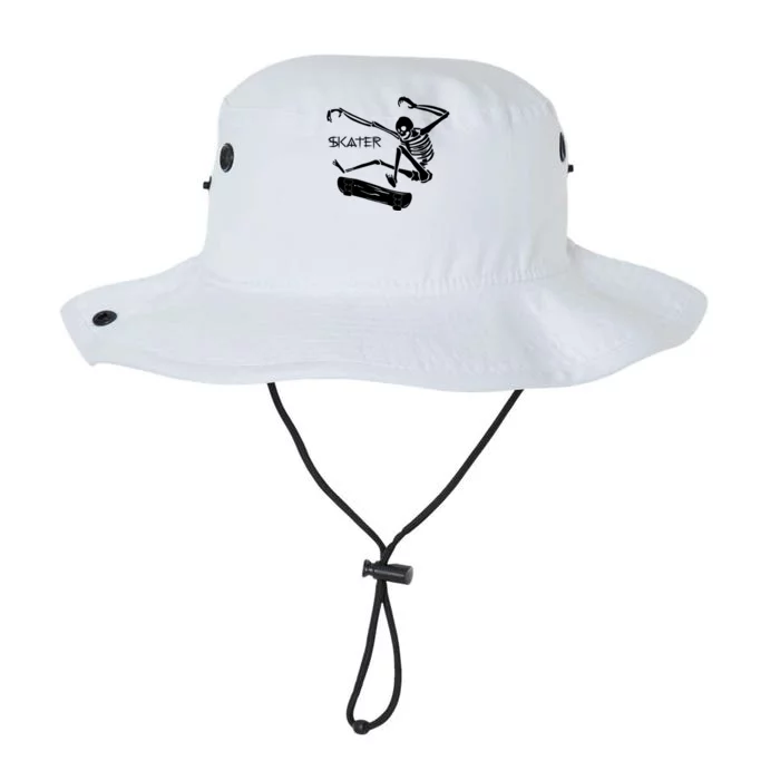 Skateboarding Skeleton Skater Gift Legacy Cool Fit Booney Bucket Hat