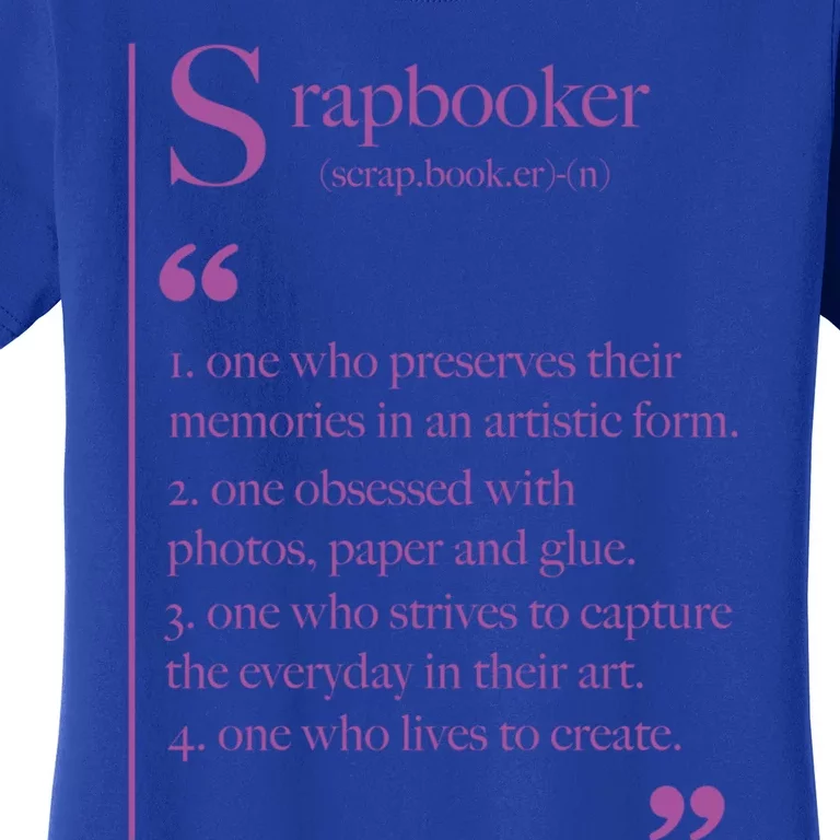 Scrapbook Scrapbooking Scrapbooker Gift Women's T-Shirt