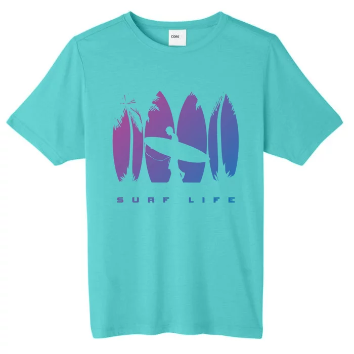 Surfing Surfer Surf Gift ChromaSoft Performance T-Shirt