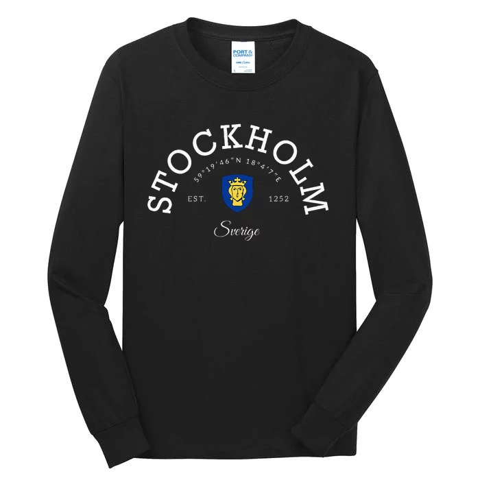 Stockholm Sweden Stockholm Vacation Stockholm Tall Long Sleeve T-Shirt