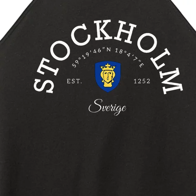 Stockholm Sweden Stockholm Vacation Stockholm Women’s Perfect Tri Rocker Tank