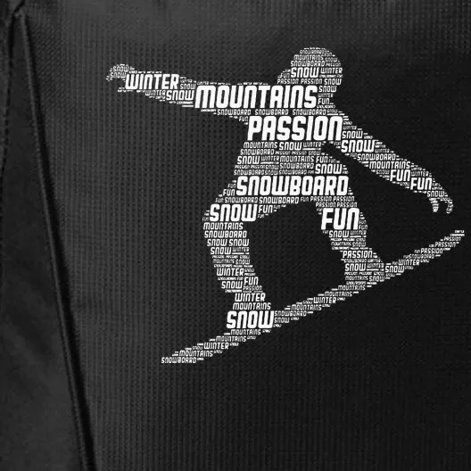 Snowboard Snowboarder Snowboarding City Backpack