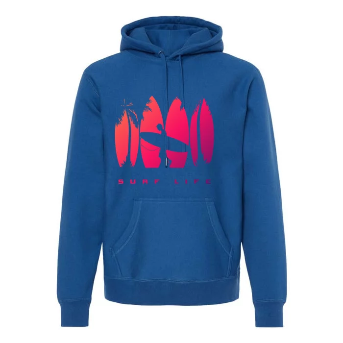 Surfing Surfer Surf Gift Premium Hoodie