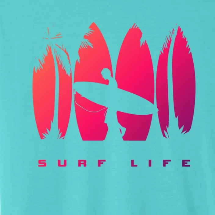 Surfing Surfer Surf Gift ChromaSoft Performance T-Shirt