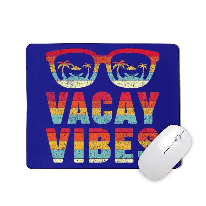 Sunset Sunglasses Summer Vacay Vibes Relax Vacation Beach Gift Mousepad