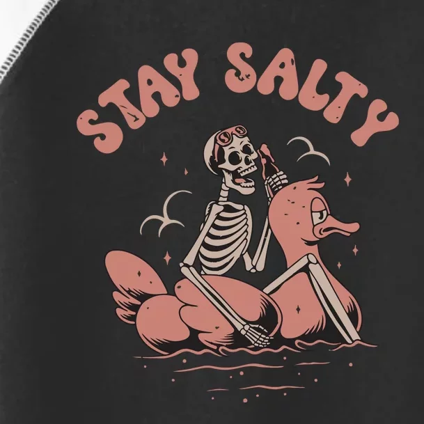 Stay Salty Summer Beach Tee Ocean Toddler Fine Jersey T-Shirt