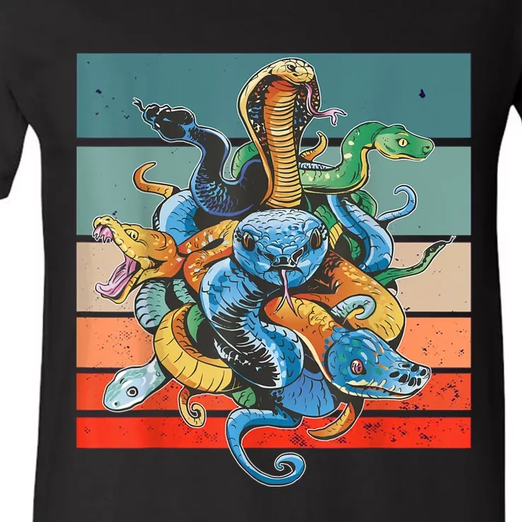 Snake Species V-Neck T-Shirt