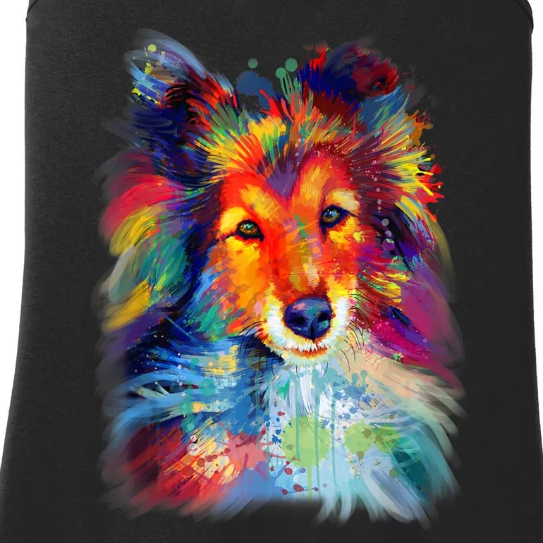 Sheltie Shetland Sheepdog For A Sheltie Mom Ladies Essential Tank