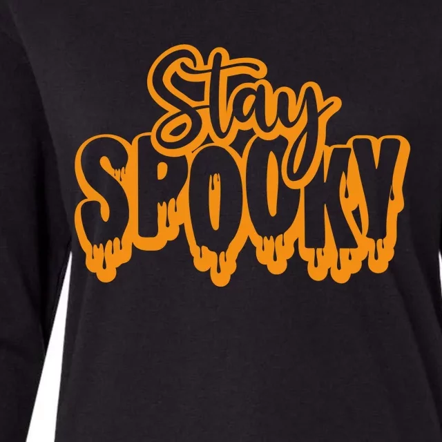 Stay Spooky Womens Cotton Relaxed Long Sleeve T-Shirt