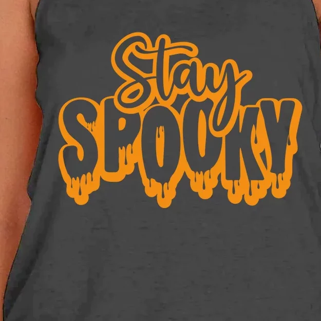 Stay Spooky Women's Knotted Racerback Tank