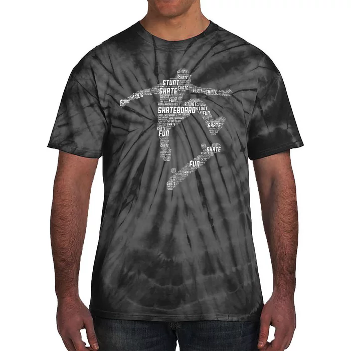 Skateboard Skater Skateboarder Tie-Dye T-Shirt