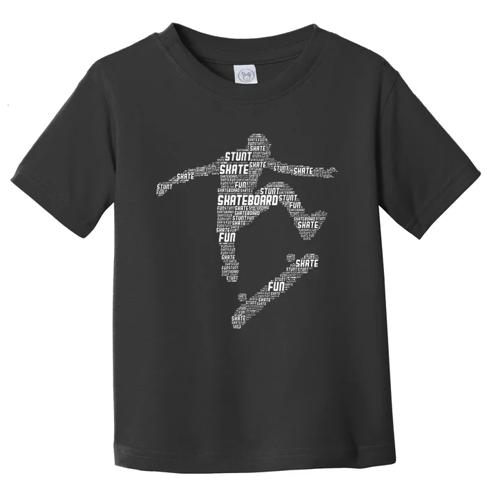 Skateboard Skater Skateboarder Toddler T-Shirt