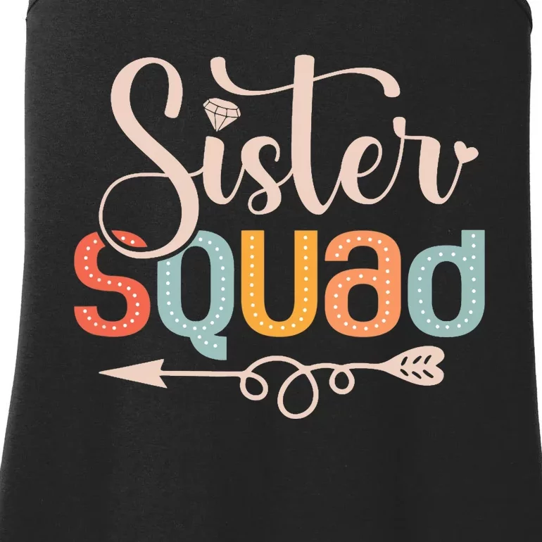 Sister Squad Sis Siblings Family Bestfriends Ladies Essential Tank