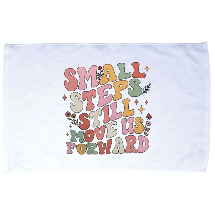 Small Steps Still Move Us Forward Microfiber Hand Towel