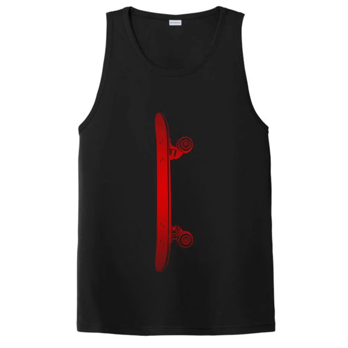 Skateboarding Skateboard Skateboarder Skateboard Gift Performance Tank