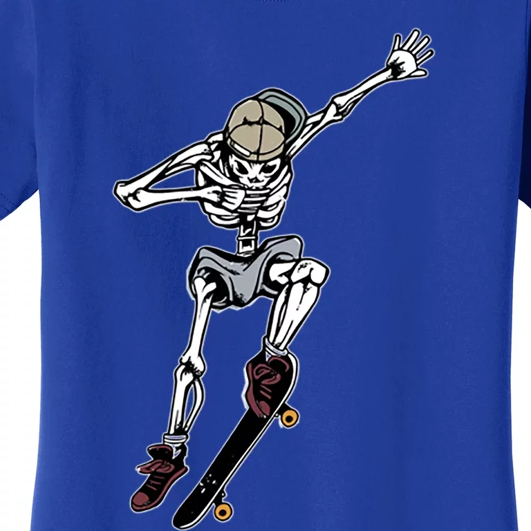 Skeleton Skating Skater Aesthetic Clothes Soft Grunge Punk Gift Women's T-Shirt