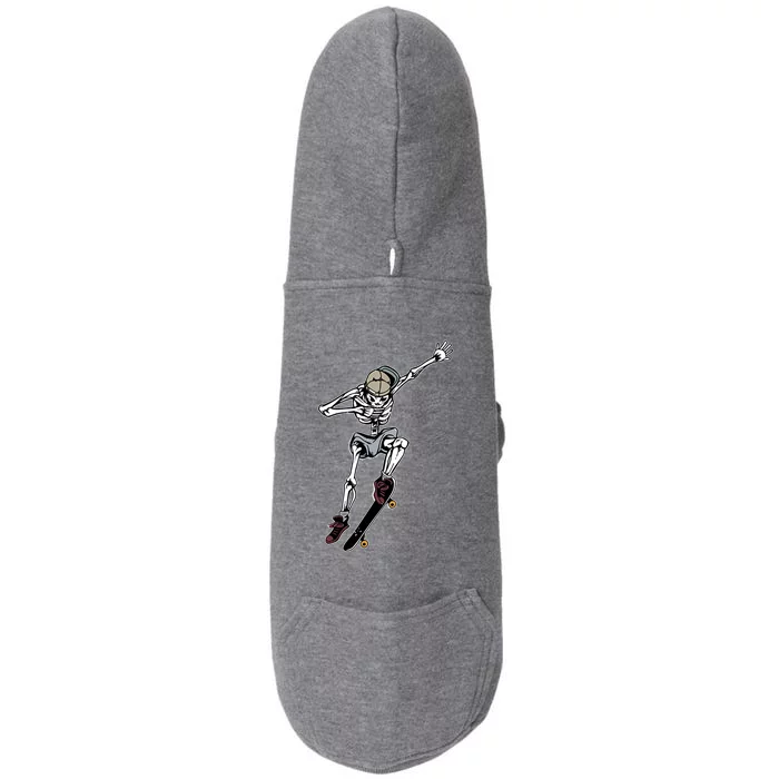 Skeleton Skating Skater Aesthetic Clothes Soft Grunge Punk Gift Doggie 3-End Fleece Hoodie