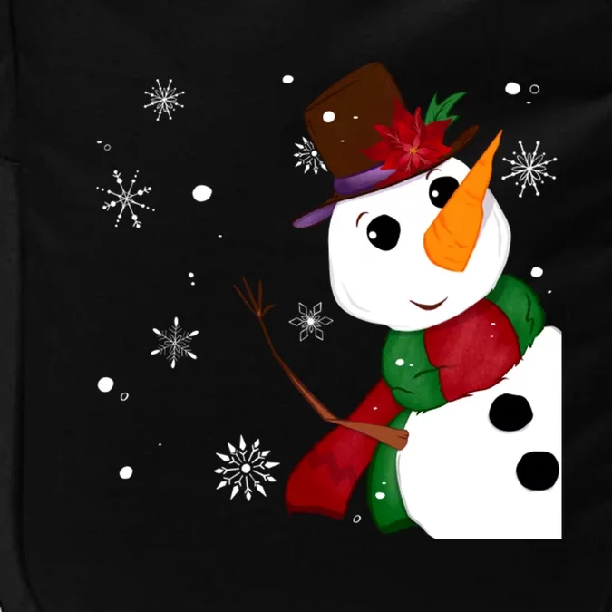 Snowman + Snowflakes Impact Tech Backpack