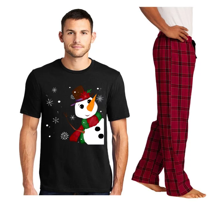 Snowman + Snowflakes Pajama Set