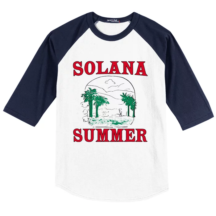 Solana Summer Baseball Sleeve Shirt