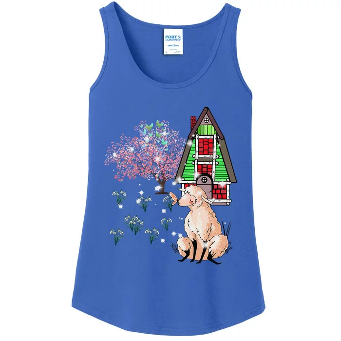 Spring Shee.P Shee.P Lamb Easter Happy Easter Children Child Ladies Essential Tank