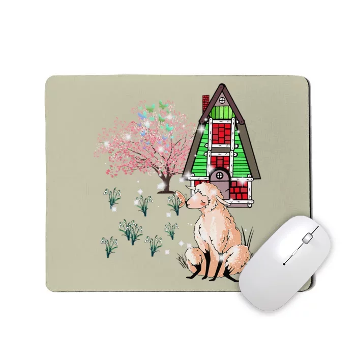 Spring Shee.P Shee.P Lamb Easter Happy Easter Children Child Mousepad