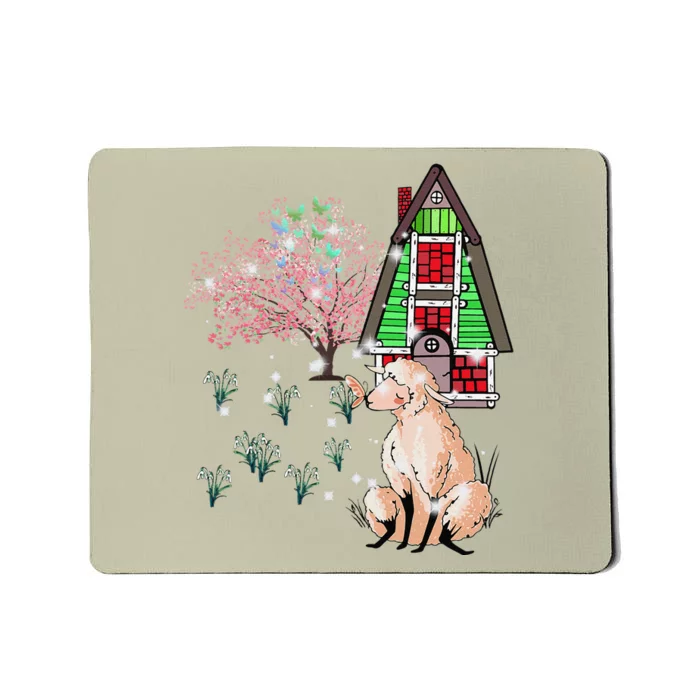 Spring Shee.P Shee.P Lamb Easter Happy Easter Children Child Mousepad