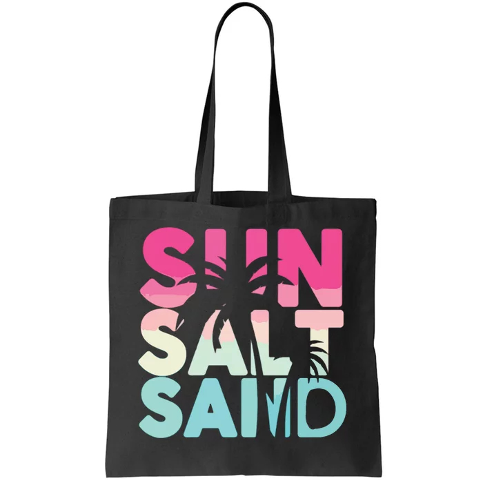 Sun Sand Salt Beach Tote Bag