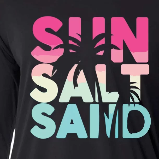 Sun Sand Salt Beach Cooling Performance Long Sleeve Crew