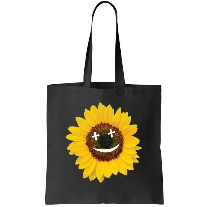 Smile Sunflower Tote Bag