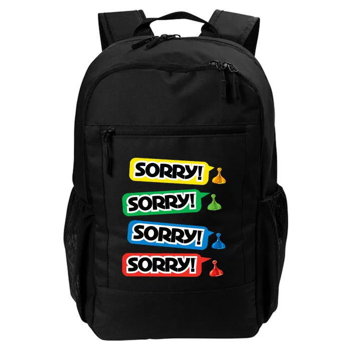 Sorry Sorry! Sorry! Sorry! Daily Commute Backpack